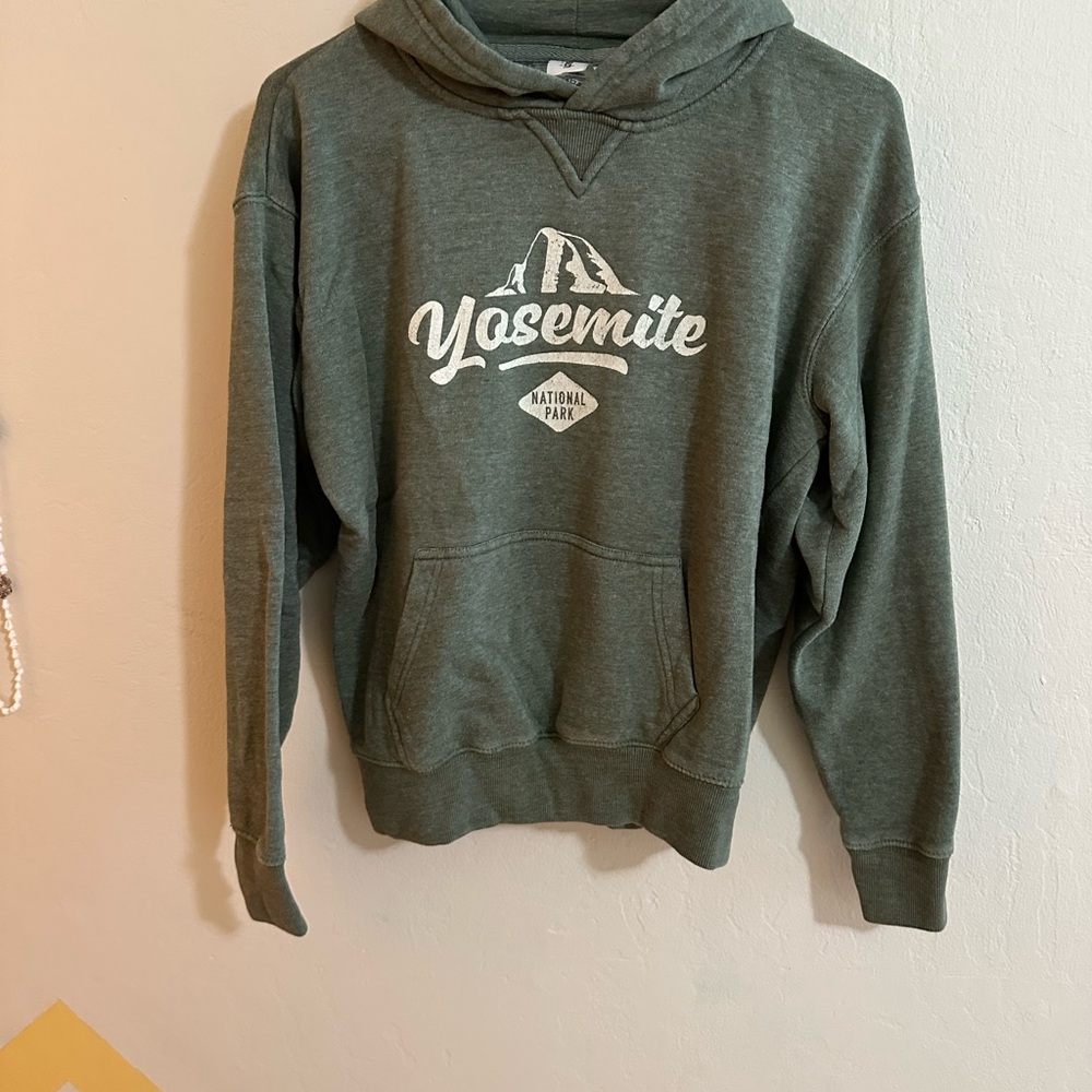 Yosemite Green Kids' Hoodie Sweatshirt
